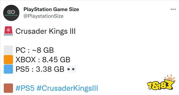 十字军之王3ps4攻略（十字军之王3PS5版容量仅为3.38G 比PC版少一半）