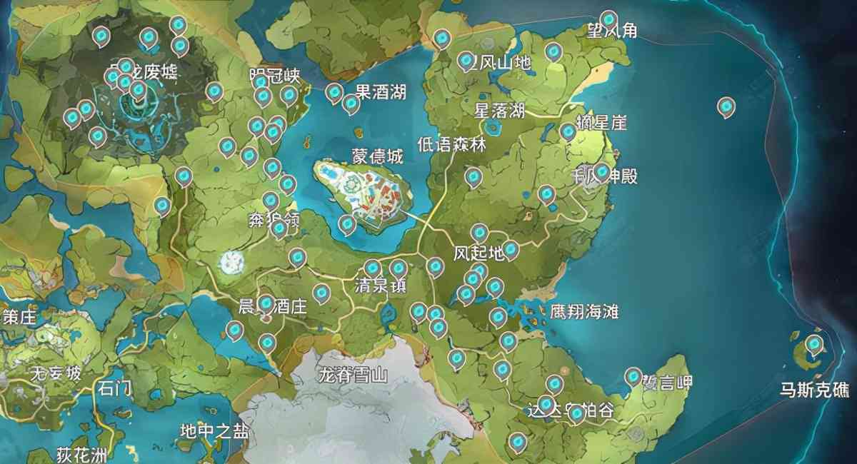 原神：蒙德66个散失的风神瞳位置全收集超详细攻略